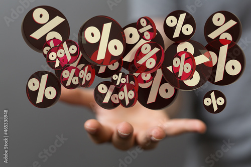 Sale percent discount % tex...