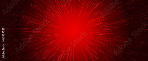 Abstract red background with burning lines.
