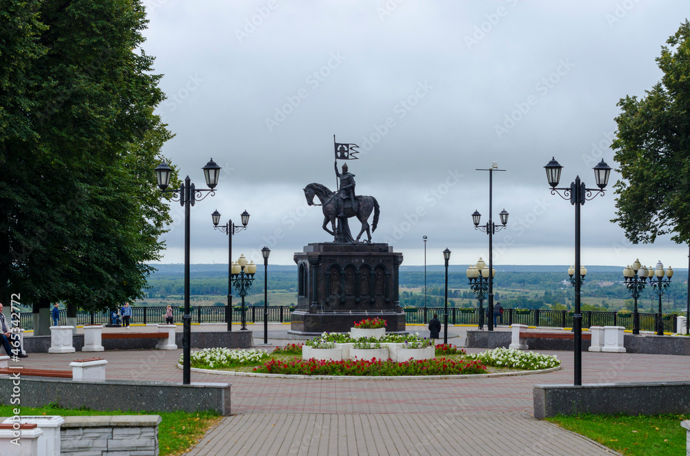 Fototapeta premium Moore. Prince Vladimir and the metropolitan