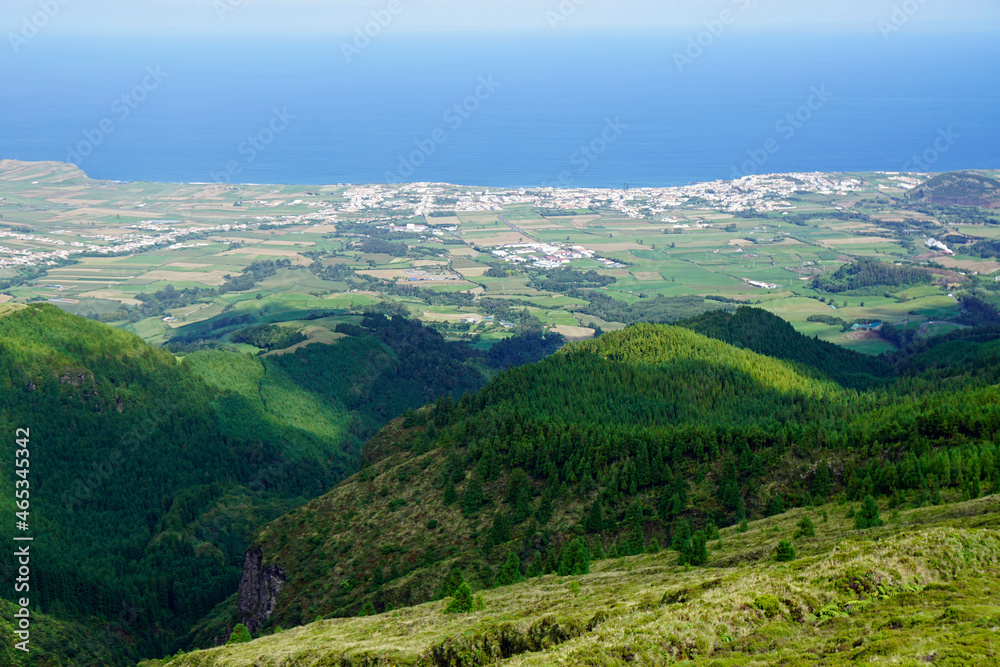 amazing mountain landscape on azores islands amazing mountain landscape on azores islands