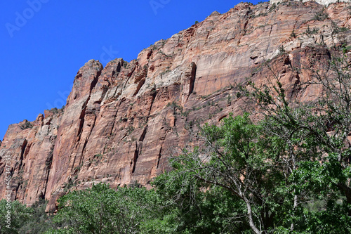 Zion park, Utah, USA - july 10 2016 : National Park