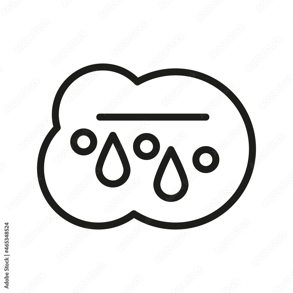 Cloud Outline Vector Icon. Illustration Of A Stroke Vector On A White Background. For App And Website Cloud Outline Vector Icon. Illustration Of A Stroke Vector On A White Background. For App And Website