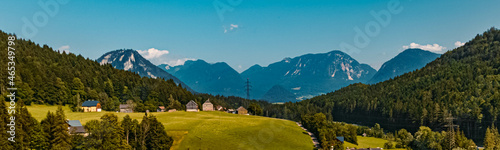 Beautiful alpine summer view near Lupitsch  Altaussee  Steiermark  Austria
