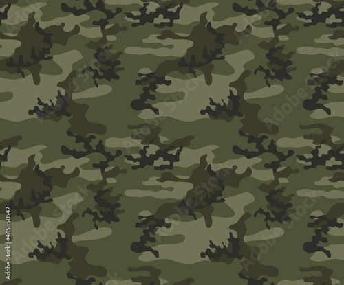 Abstract camouflage, green army pattern stylish street print