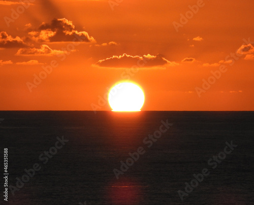 sunset over the sea © Nicole