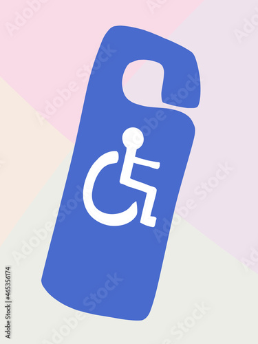 handicap parking sign