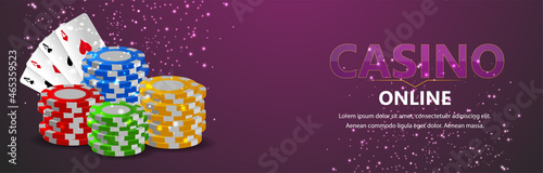 Casino online gambling game banner