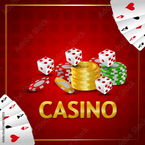Casino vip luxury gambling game background