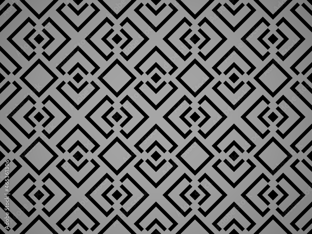Abstract geometric pattern. A seamless vector background. Black and gray ornament. Graphic modern pattern. Simple lattice graphic design Abstract geometric pattern. A seamless vector background. Black and gray ornament. Graphic modern pattern. Simple lattice graphic design