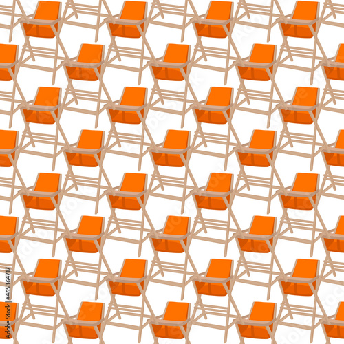 Illustration on theme colorful modern child high chair