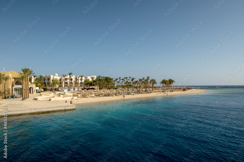 The Red Sea holiday resort of Port Ghalib in Egypt