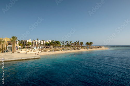 The Red Sea holiday resort of Port Ghalib in Egypt