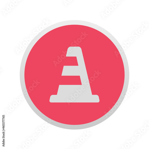 Traffic Cone - Sticker