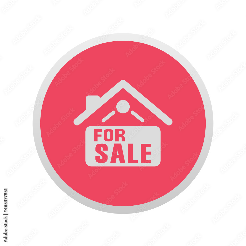 Home For Sale Sign - Sticker