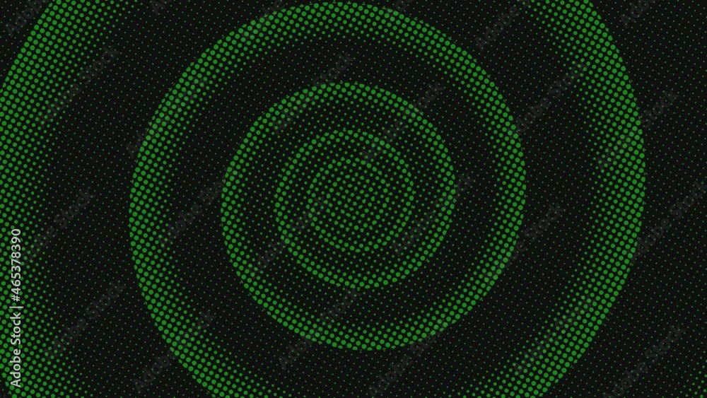 Seamless animation of halftone green swirl Seamless animation of halftone green swirl