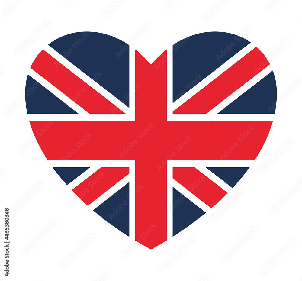 Obraz premium united kingdom heart