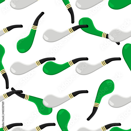 Irish holiday St Patrick day, seamless smoking pipes