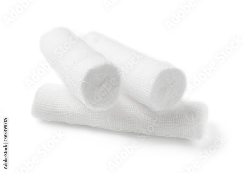 Sterile white medical gauze...