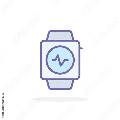 Smart watch icon in filled outline style.