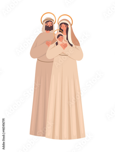 holy family illustration