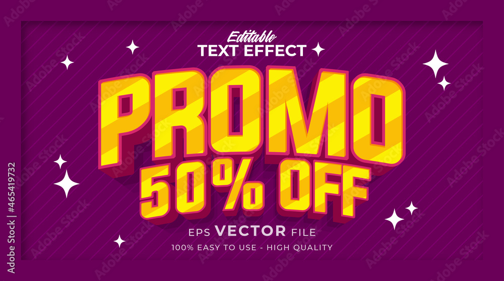 Special Promo Sale banner editable text effect with comic style Special Promo Sale banner editable text effect with comic style