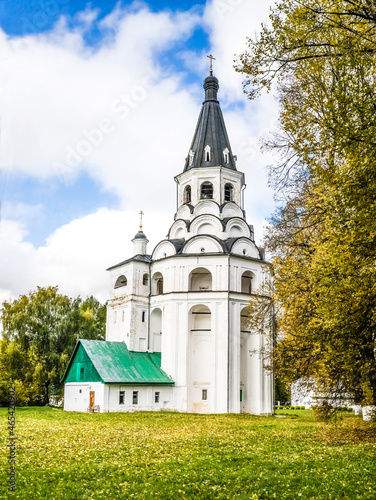 Crucifixion Church-Bell Tower in Alexandrov Kremlin - Russia.