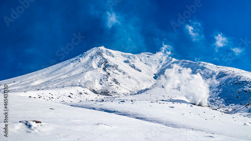 大雪山系　旭岳　初冬　雪山 © Yuuki Kobayashi