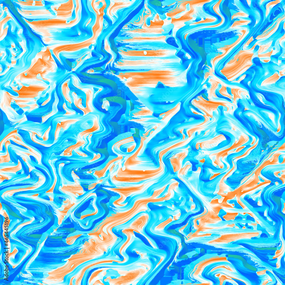 Wavy summer dip dye background. Ombre color blend for beach swimwear, trendy fashion print. Boho dripping wave digital watercolor effect. High resolution artistic seamless pattern material. Wavy summer dip dye background. Ombre color blend for beach swimwear, trendy fashion print. Boho dripping wave digital watercolor effect. High resolution artistic seamless pattern material.
