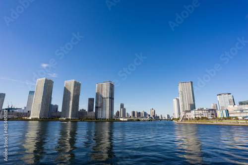 東京ベイエリア　豊洲、晴海運河の風景 © EISAKU SHIRAYAMA