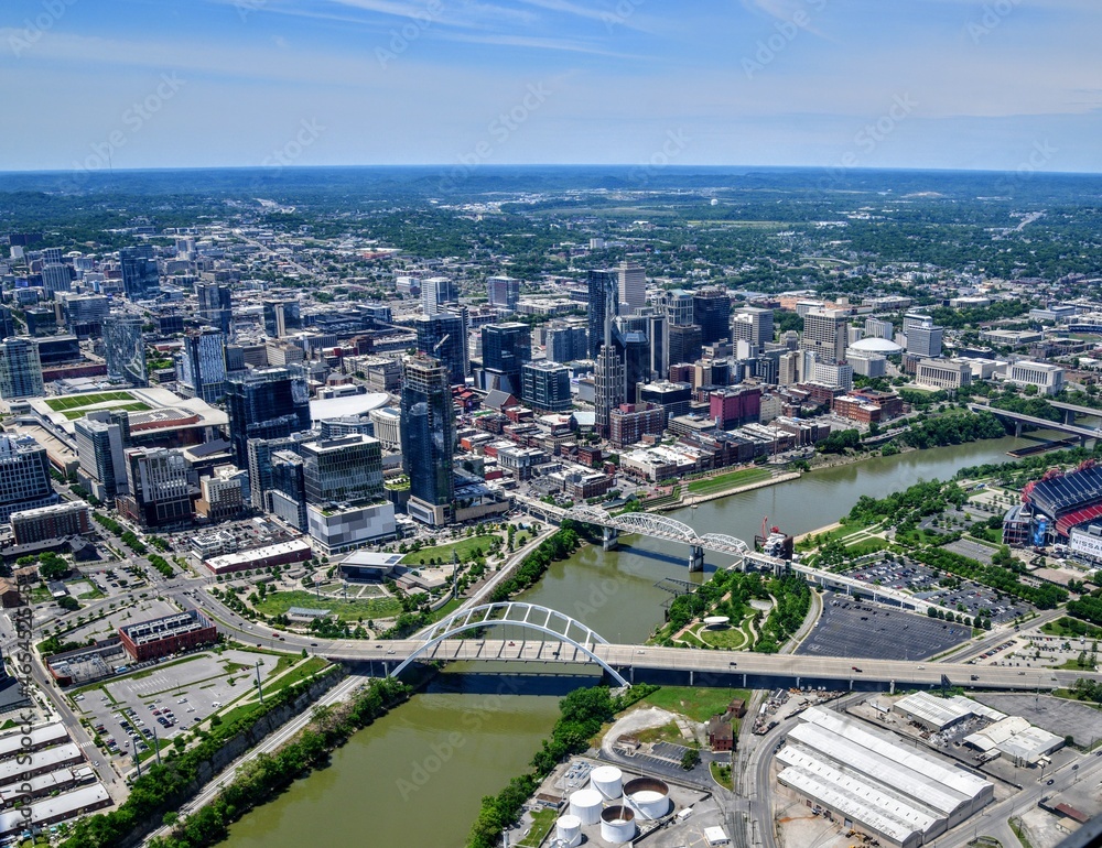 Obraz premium Nashville aerial