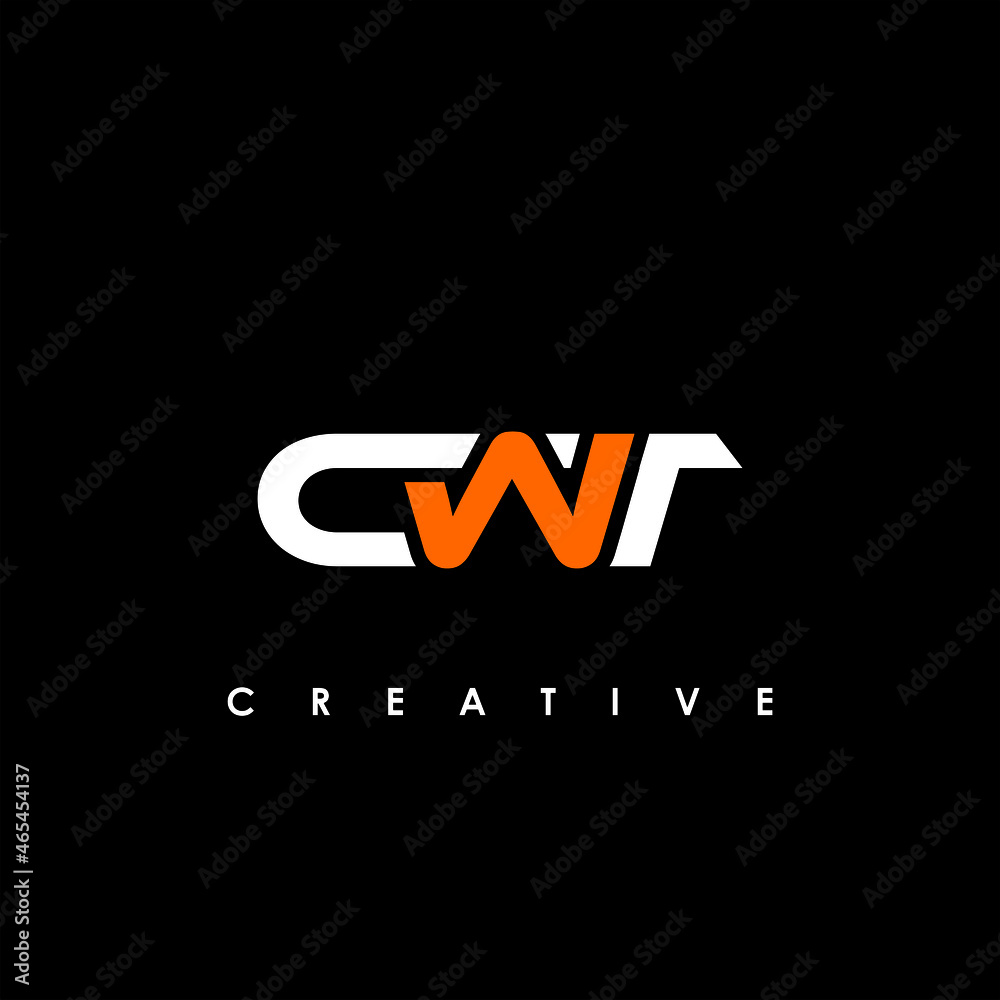 CWT Letter Initial Logo Design Template Vector Illustration CWT Letter Initial Logo Design Template Vector Illustration