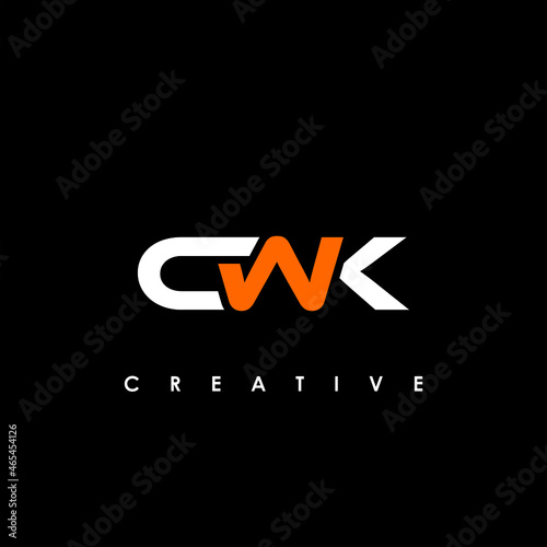 CWK Letter Initial Logo Design Template Vector Illustration photo