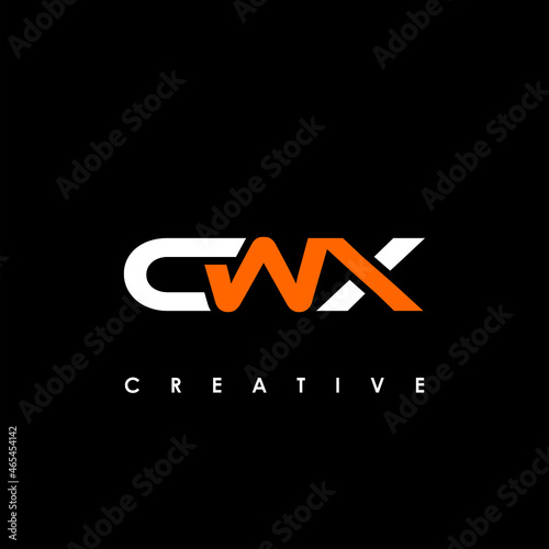 CWX Letter Initial Logo Design Template Vector Illustration photo