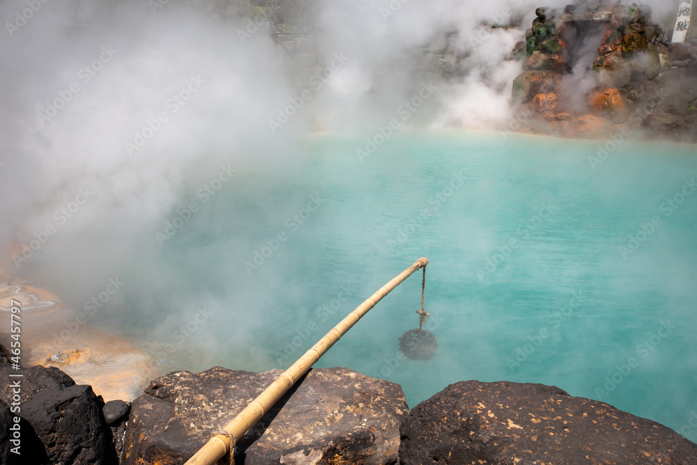 Obraz premium 別府温泉の海地獄