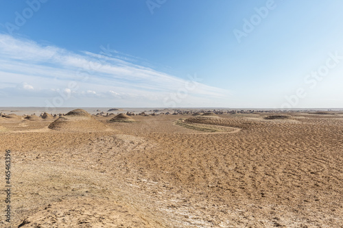 wind erosion landscape in qinghai