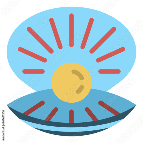 clam flat icon