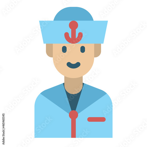 sailor flat icon