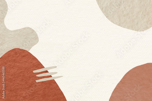 Memphis background vector earth tone design