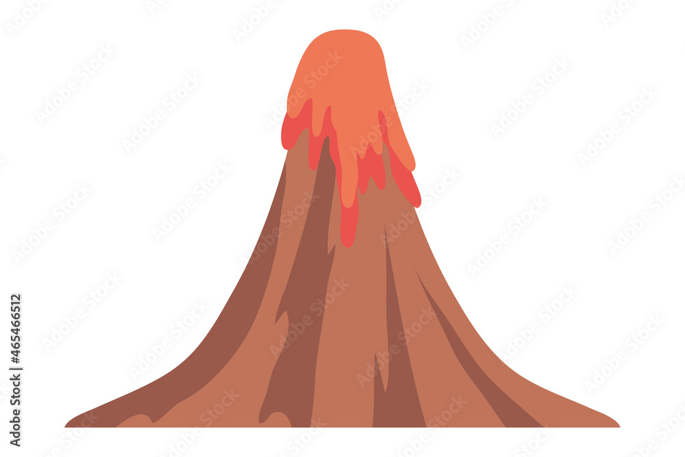 erupting volcano icon