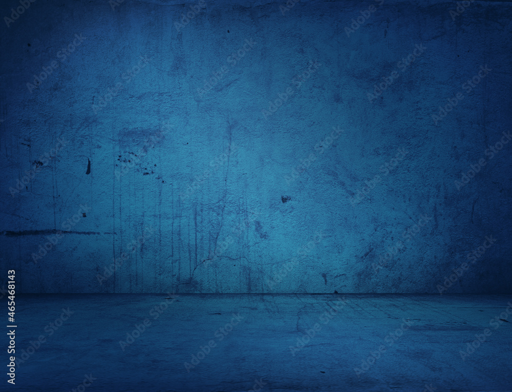 blue concrete background