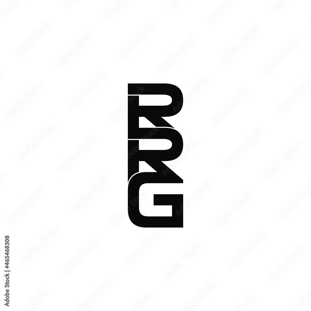 rrg initial letter monogram logo design rrg initial letter monogram logo design