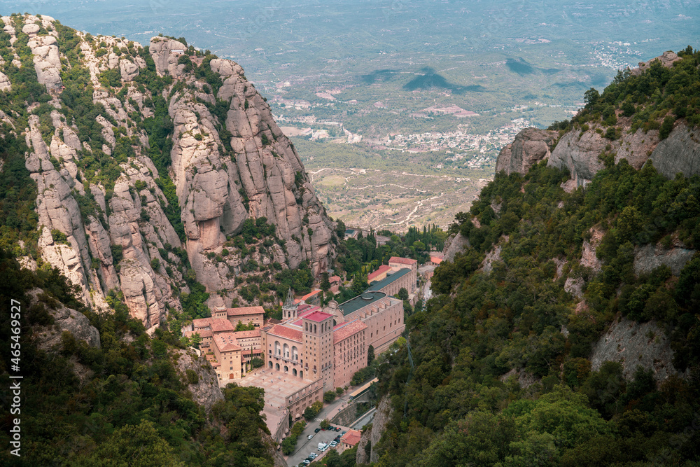 Obraz premium rock formation monastery 