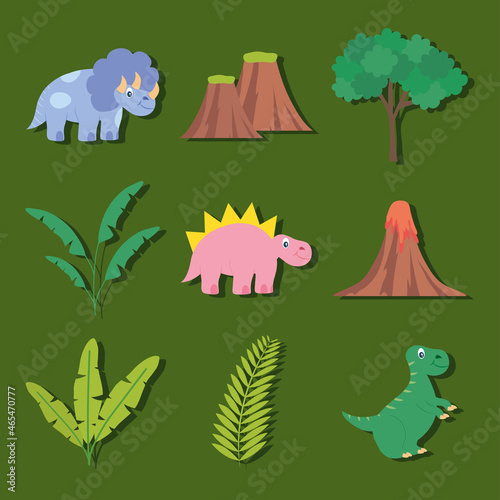 nature and dinosaurs