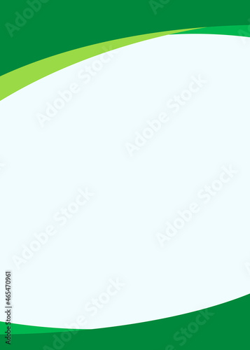 Simple blank green background vector for business