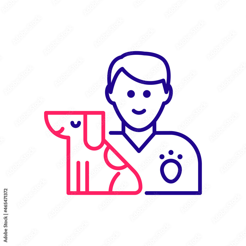 Veterinary Vector 2 colours Icon Design illustration. Veterinary Symbol on White background EPS 10 File Veterinary Vector 2 colours Icon Design illustration. Veterinary Symbol on White background EPS 10 File