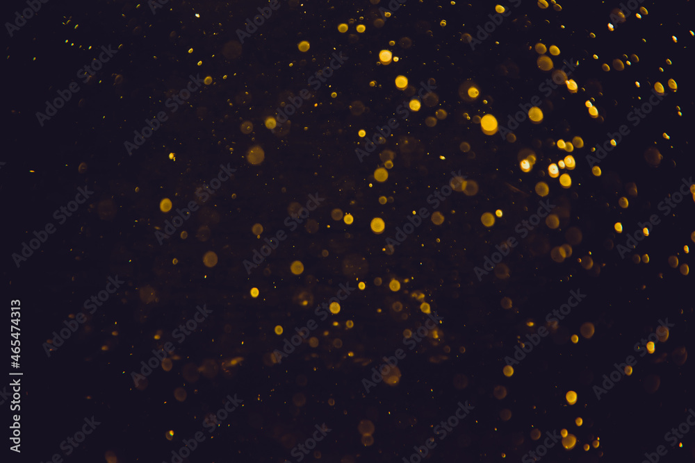 Golden bokeh of lights Golden bokeh of lights