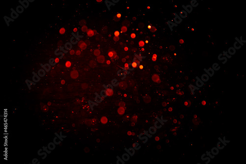 Abstract red bokeh