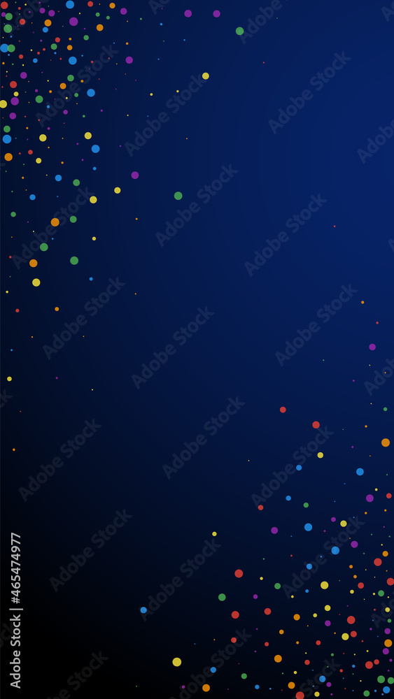 Festive favorable confetti. Celebration stars. Col
