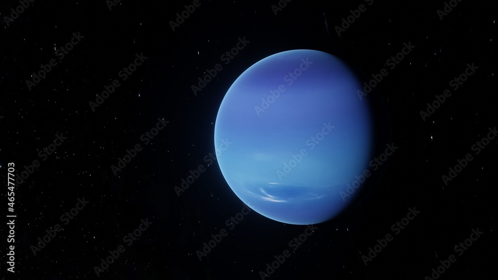 Planet Neptune 3D Rendering Planet Neptune 3D Rendering