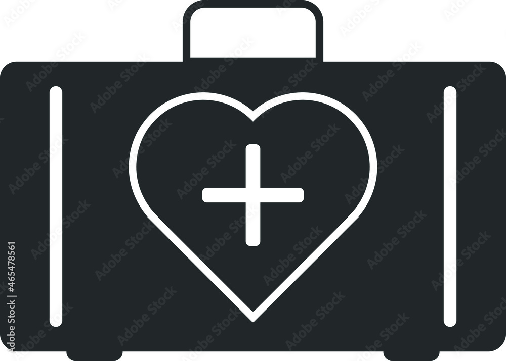 Obraz premium First aid Icon in trendy flat style isolated Medical symbol for your web site design, logo, app, UI. Vector illustration